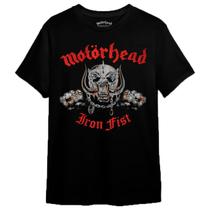 Camiseta Motörhead Double Fist Consulado do Rock Camiseta Motörhead Double Fist Consulado do Rock