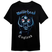 Camiseta Motörhead England Consulado do Rock