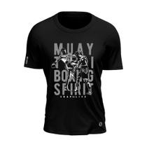 Camiseta Muay Thai Boxing Spirit Fighters Shap Life Algodão