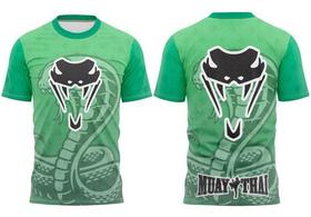 Camiseta Muay Thai Combat Artes Marciais Camisa Cobra Treino Luta Kick Boxing