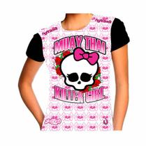 Camiseta Muay Thai Killer Girl III - Baby Look - Fb-2047 - Fight Brasil