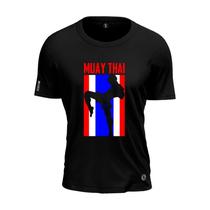 Camiseta Muay Thai Lutador Thailandia Fight Shap Life