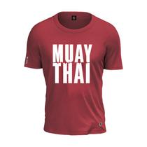 Camiseta Muay Thai Padrão Shap Life Red Tradicional