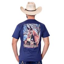 Camiseta Muladeiros Masculina Country Azul Jopper Bulls