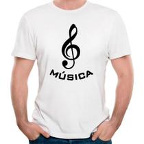 Camiseta música camisa nota música art astista - Mago das Camisas