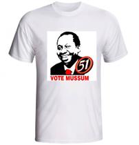 Camiseta Mussum modelo branca fornecedor M&M Presentes Personalizados Camiseta Mussum modelo branca fornecedor M&M Presentes Personalizados