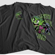 Camiseta Mutano Jovens Titãs Preta Camiseta Mutano Jovens Titãs Preta