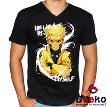 Camiseta Naruto 100% Algodão I Believe In Myself Anime - Geeko