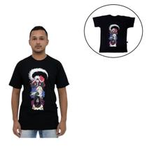 Camiseta naruto 3 sennins preto m Camiseta naruto 3 sennins preto m