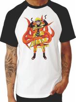 Camiseta Naruto E Raposa De Sete Caudas