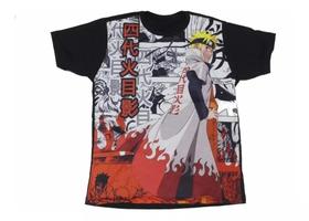 Camiseta Naruto Hokage Blusa Adulto Unissex Anime A236 BM