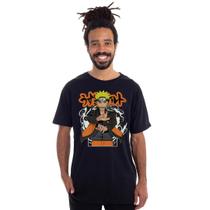 Camiseta Naruto Kunai Clube Comix Preta Produto Licenciado