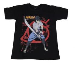Camiseta Naruto Sasuke Uchiha Blusa Adulto Unissex Anime EPI293 BM
