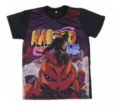 Camiseta Naruto Uzumaki Blusa Adulto Unissex Anime A189 BM