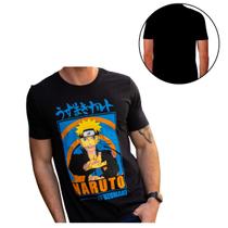 Camiseta naruto uzumaki preto g