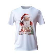 Camiseta Natal Família Camisa Papai Noel Blusa Feliz Natal