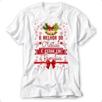 Camiseta Natal família camisa papai noel blusa feliz natal