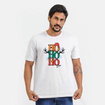 Camiseta Natal Hohoho Personalizada Merry Christmas Papai Noel 100% Algodão Natalina