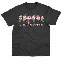 Camiseta Natal Mickey Pluto Minnie Christmas 2025 100% Algodão