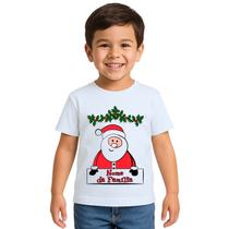 Camiseta Natal Papai Noel Natalina Família Personalizada Camiseta Natal Papai Noel Natalina Família Personalizada