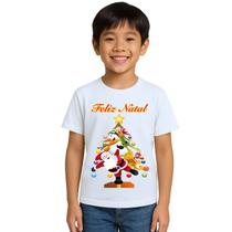 Camiseta Natalina Árvore Natal Estampa Personalizada Camiseta Natalina Árvore Natal Estampa Personalizada