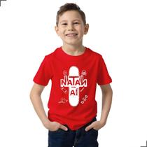 Camiseta Natan Por Ai Infantil Colmeia Logo Skate Youtuber