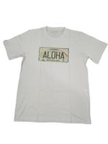 Camiseta Natural Art Masculina Aloha Branca