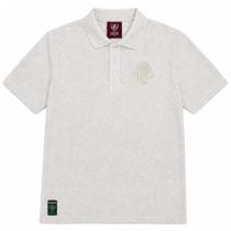 Camiseta Natural Fluminense Masculina Polo - Off White