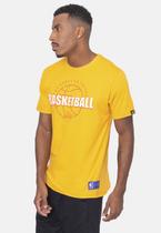 Camiseta NBA Ball Outline Los Angeles Lakers Amarela