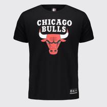 Camiseta NBA Chicago Bulls Big Logo Classic Preta Camiseta NBA Chicago Bulls Big Logo Classic Preta