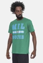 Camiseta NBA Color Stripes Milwaukee Bucks Verde