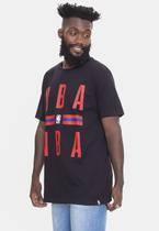 Camiseta NBA Color Stripes Preta