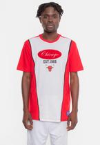 Camiseta NBA Eightie Team Chicago Bulls Vermelha