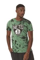 Camiseta NBA Especial Tie Dye Brooklyn Nets Verde