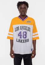 Camiseta NBA Football Los Angeles Lakers Amarela Cadmium