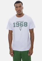 Camiseta NBA Founded In Milwaukee Bucks Off White