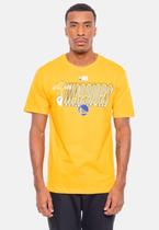 Camiseta NBA Hand On Ball Golden State Warriors Amarela Cadmium