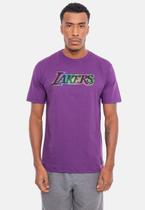 Camiseta NBA Holographic Los Angeles Lakers Roxa