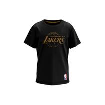 Camiseta NBA L.A Lakers Nomad Preta - Infantil