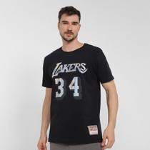 Camiseta NBA Los Angeles Lakers Mitchell & Ness O'Neal 34 Masculina