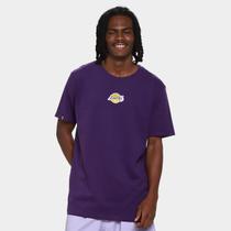 Camiseta NBA Los Angeles Lakers Mitchell & Ness Rubber Masculina Camiseta NBA Los Angeles Lakers Mitchell & Ness Rubber Masculina