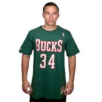 Camiseta NBA Mitchell &amp Ness Bucks Gianiss MN324 - Verde