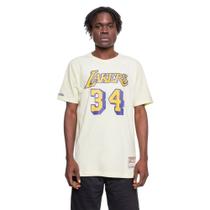Camiseta NBA Mitchell & Ness LA Lakers O'Neal - Amarela Camiseta NBA Mitchell & Ness LA Lakers O'Neal - Amarela