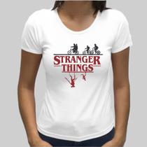 Camiseta Netflix Stranger Things Baby Look Feminina Camiseta Netflix Stranger Things Baby Look Feminina