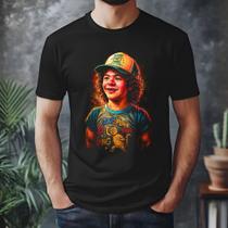 Camiseta Netflix Stranger Things Dustin 100% Algodao Camiseta Netflix Stranger Things Dustin 100% Algodao