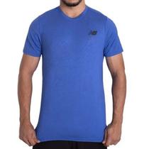 Camiseta New Balance Active Logo Masculino - Azul Camiseta New Balance Active Logo Masculino - Azul