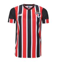 Camiseta New Balance Away SPFC 2024 Torcedor - Vermbcopto