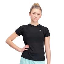 Camiseta New Balance Impact Run - feminino - preto