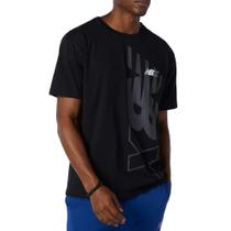 Camiseta New Balance NBX Graphic Masculina Preto Camiseta New Balance NBX Graphic Masculina Preto
