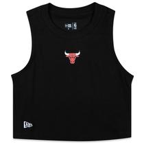 Camiseta New Era Feminina Cropped Chicago Bulls